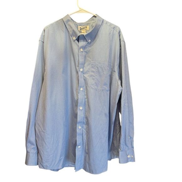 Duluth. Men’s Blue Striped Button Down Shirt. Size 2XL. - Picture 1 of 8